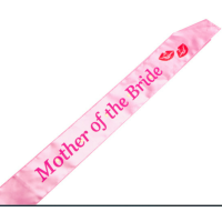 Flashing Mother Of The Bride Sash (Pink)